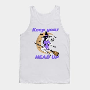 Halloween T-Shirt - Halloween T-Shirt - Keep your head up Tank Top